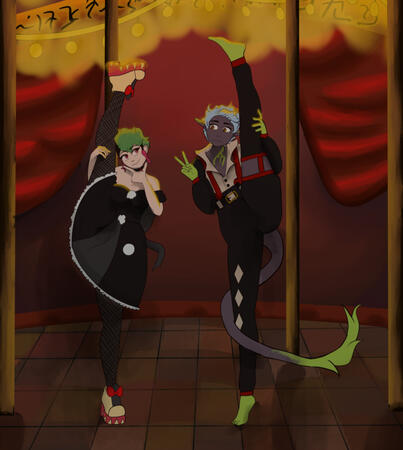 some clowns